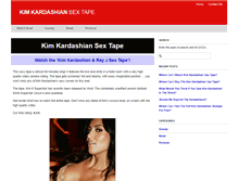 Tablet Screenshot of kimkardashian.ca